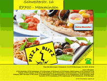 Tablet Screenshot of pizzablitz-mm.de